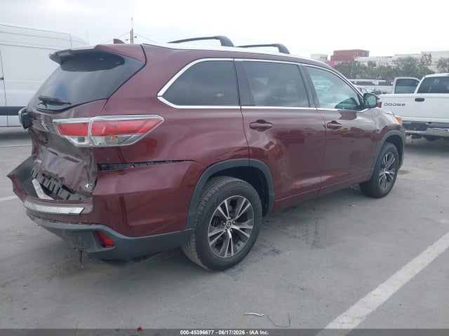 5TDKKRFH1GS163154 Toyota Highlander Xle V6