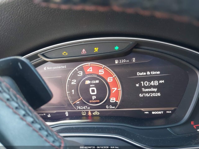 Aukcja sprzedaży 2018 Audi Sq5 3.0t Premium Plus, vin: WA1C4AFY0J2223319, numer aukcji: 45396720
