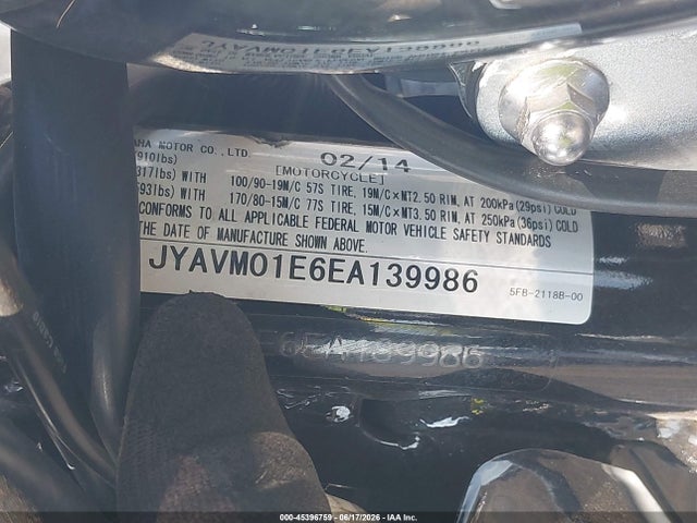 Yamaha XVS650 2014 JYAVM01E6EA139986 Image 10