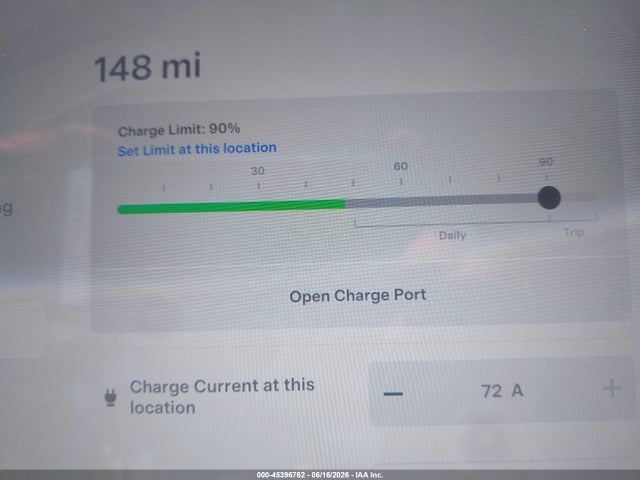 Продажа на аукционе авто 2018 Tesla Model S 100d/75d/p100d, vin: 5YJSA1E26JF245202, номер лота: 45396762