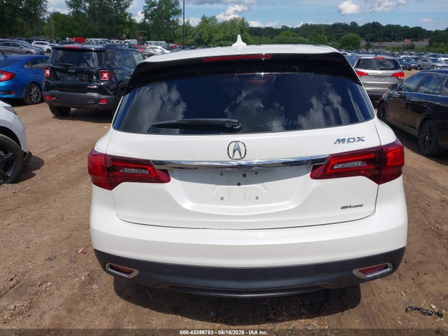 Продажа на аукционе авто 2014 Acura Mdx, vin: 5FRYD4H27EB010486, номер лота: 45396783