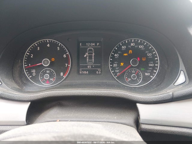 45397032 :رقم المزاد ، 1VWBP7A31DC100972 vin ، 2013 Volkswagen Passat 2.5l Se مزاد بيع