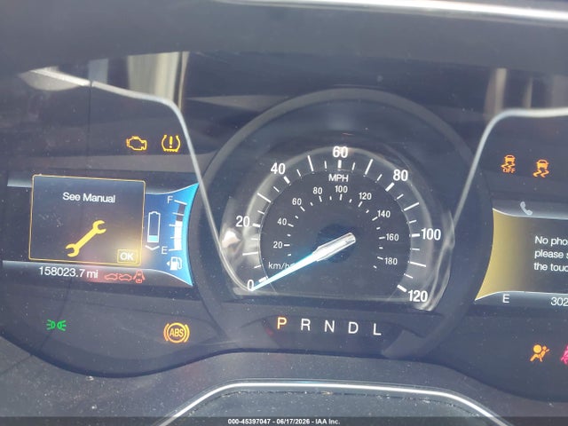 45397047 :رقم المزاد ، 3FA6P0RU2GR377618 vin ، 2016 Ford Fusion Hybrid Titanium مزاد بيع