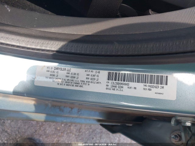 45397050 :رقم المزاد ، 1C3LC56BX9N549493 vin ، 2009 Chrysler Sebring Touring مزاد بيع