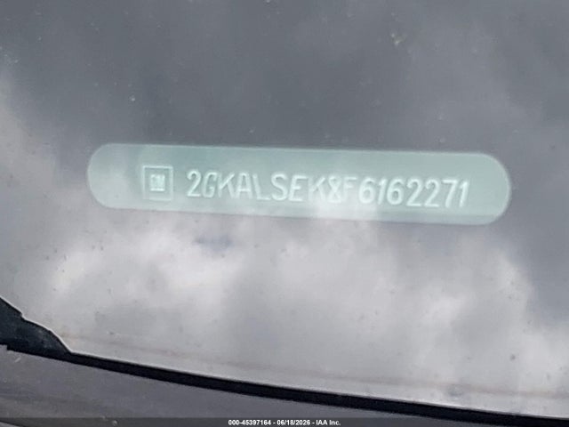 Aukcja sprzedaży 2015 Gmc Terrain Slt-1, vin: 2GKALSEK8F6162271, numer aukcji: 45397164