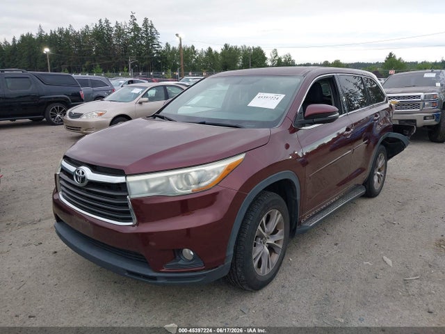 Toyota Highlander Le Plus V6 2016 5TDBKRFH7GS264361 Image 2