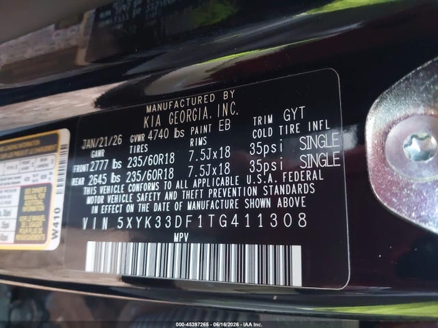 KIA Sportage Ex 2026 5XYK33DF1TG411308 Image 9