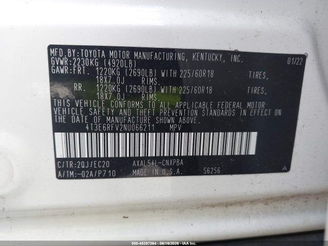 Toyota Rav4 Hybrid Xse 2022 4T3E6RFV2NU066211 Image 9