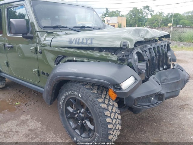 Продажа на аукционе авто 2020 Jeep Wrangler Unlimited Willys 4x4, vin: 1C4HJXDG3LW319975, номер лота: 45397409