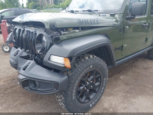 Продажа на аукционе авто 2020 Jeep Wrangler Unlimited Willys 4x4, vin: 1C4HJXDG3LW319975, номер лота: 45397409