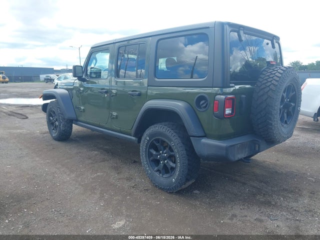 Продажа на аукционе авто 2020 Jeep Wrangler Unlimited Willys 4x4, vin: 1C4HJXDG3LW319975, номер лота: 45397409