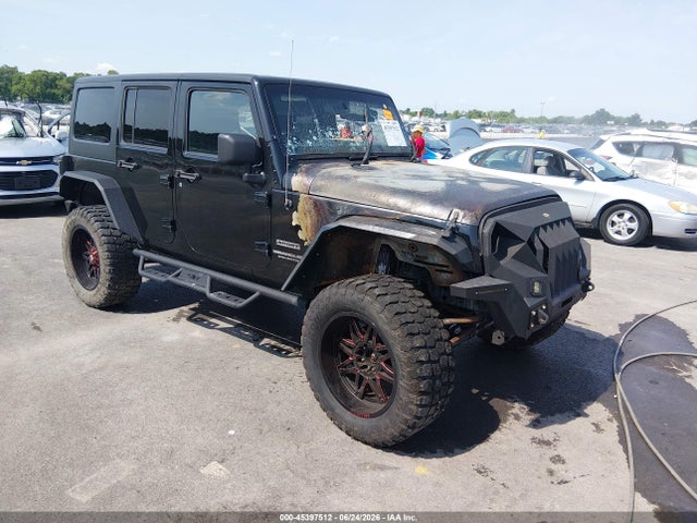 45397512 :رقم المزاد ، 1C4BJWDG7HL677945 vin ، 2017 Jeep Wrangler Unlimited Sport 4x4 مزاد بيع