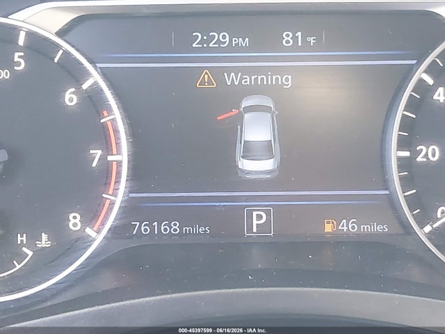 1N4BL4DV4NN308317 Nissan Altima Sv Fwd