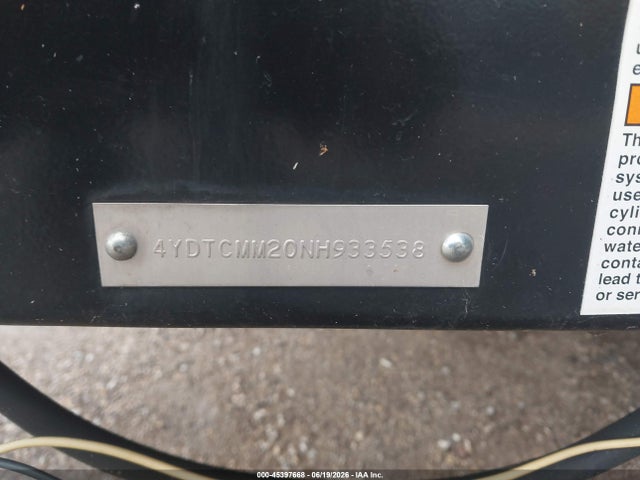 Auction sale of the 2022 Coleman Other, vin: 4YDTCMM20NH933538, lot number: 45397668