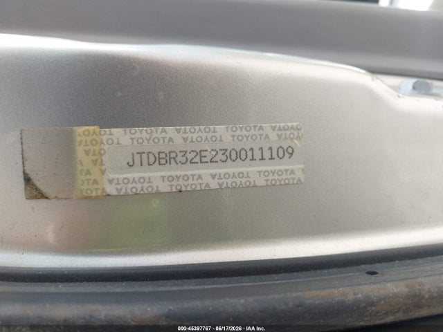 Aukcja sprzedaży 2003 Toyota Corolla Le, vin: JTDBR32E230011109, numer aukcji: 45397767