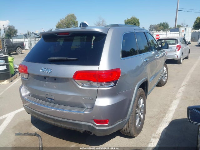 Aukcja sprzedaży 2014 Jeep Grand Cherokee Limited, vin: 1C4RJEBGXEC192514, numer aukcji: 45398012