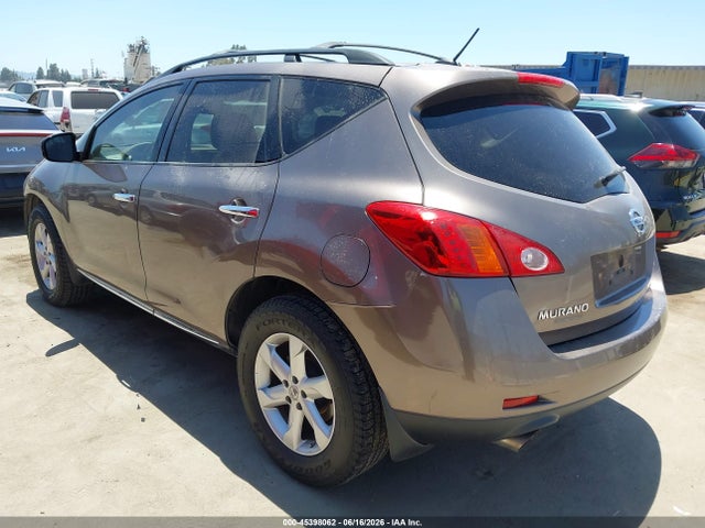 Auction sale of the 2009 Nissan Murano Sl, vin: JN8AZ18U09W024191, lot number: 45398062