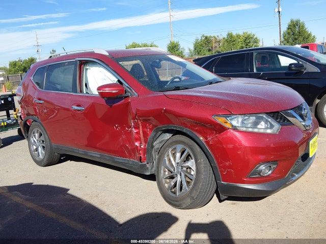2015 Nissan Rogue Sl მანქანა იყიდება აუქციონზე, vin: 5N1AT2MV4FC824549, აუქციონის ნომერი: 45398200