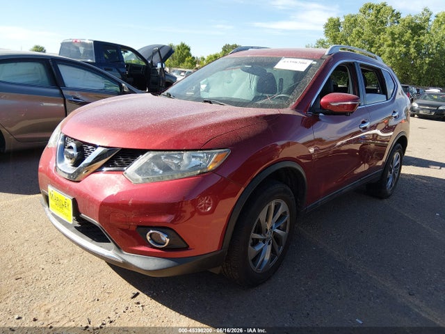 2015 Nissan Rogue Sl მანქანა იყიდება აუქციონზე, vin: 5N1AT2MV4FC824549, აუქციონის ნომერი: 45398200