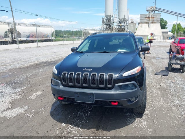 2017 Jeep Cherokee Trailhawk 4x4 მანქანა იყიდება აუქციონზე, vin: 1C4PJMBS9HW620713, აუქციონის ნომერი: 45398385