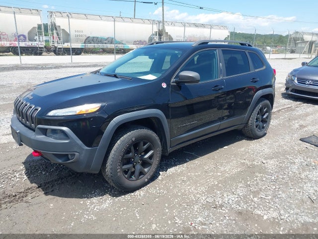 2017 Jeep Cherokee Trailhawk 4x4 მანქანა იყიდება აუქციონზე, vin: 1C4PJMBS9HW620713, აუქციონის ნომერი: 45398385