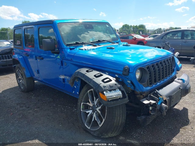 45398461 :رقم المزاد ، 1C4RJXN63RW147238 vin ، 2024 Jeep Wrangler 4xe Sport S 4xe مزاد بيع