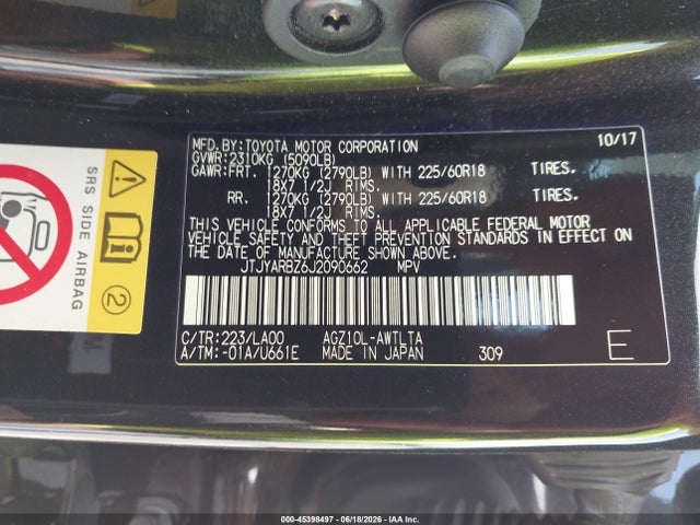 Lexus NX 300 2018 JTJYARBZ6J2090662 Image 9