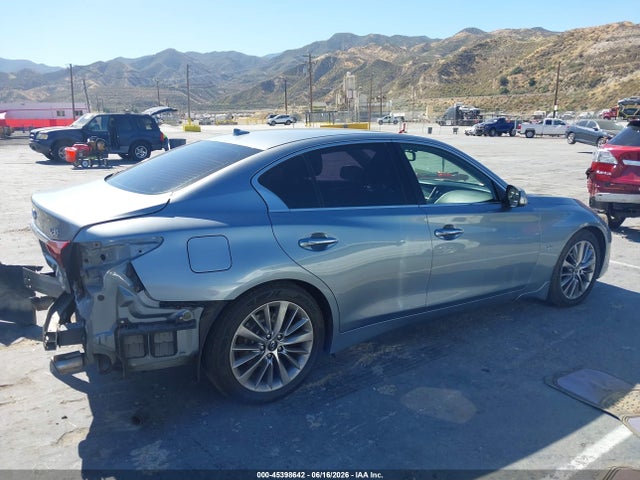Продажа на аукционе авто 2018 Infiniti Q50 3.0t Luxe, vin: JN1EV7AP6JM361046, номер лота: 45398642