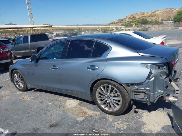 Продажа на аукционе авто 2018 Infiniti Q50 3.0t Luxe, vin: JN1EV7AP6JM361046, номер лота: 45398642