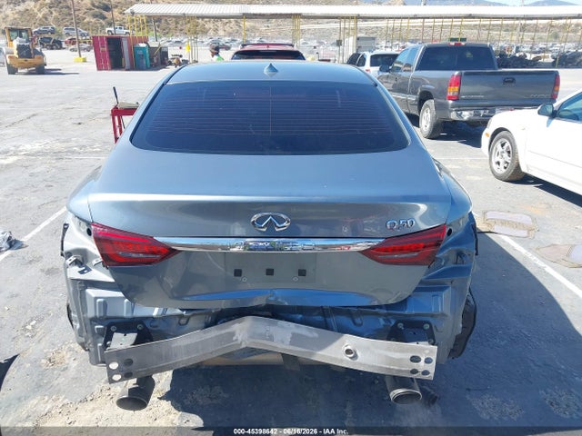 Продажа на аукционе авто 2018 Infiniti Q50 3.0t Luxe, vin: JN1EV7AP6JM361046, номер лота: 45398642