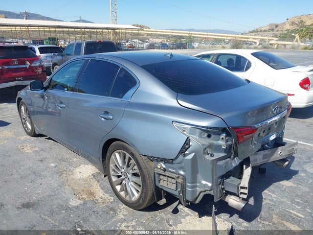 Продажа на аукционе авто 2018 Infiniti Q50 3.0t Luxe, vin: JN1EV7AP6JM361046, номер лота: 45398642