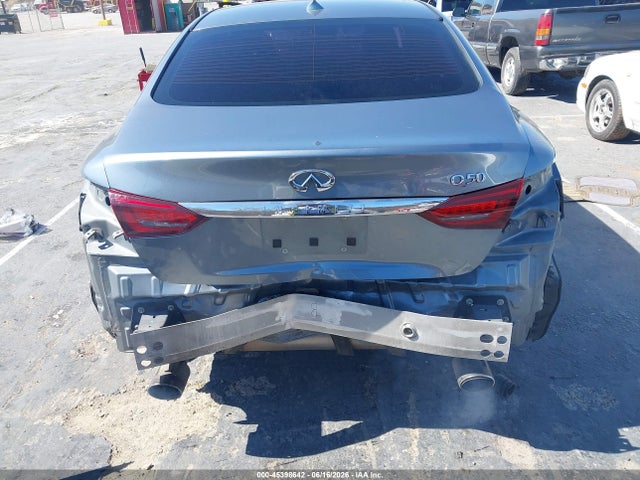 Продажа на аукционе авто 2018 Infiniti Q50 3.0t Luxe, vin: JN1EV7AP6JM361046, номер лота: 45398642