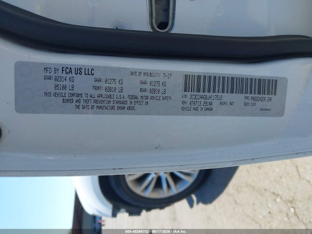 Chrysler 300 Touring L 2018 2C3CCAAG8JH117512 Image 9