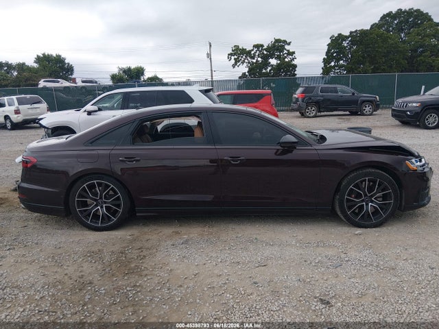 45398793 :رقم المزاد ، WAU8SAF84LN007005 vin ، 2020 Audi S8 Tfsi Quattro Tiptronic مزاد بيع