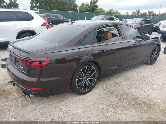 45398793 :رقم المزاد ، WAU8SAF84LN007005 vin ، 2020 Audi S8 Tfsi Quattro Tiptronic مزاد بيع