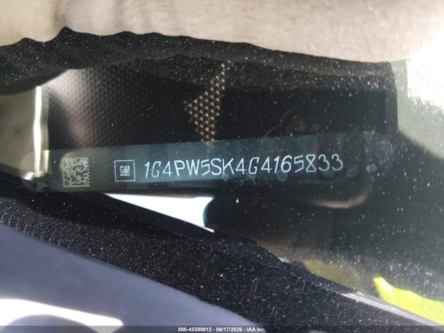 Продажа на аукционе авто 2016 Buick Verano Sport Touring Group, vin: 1G4PW5SK4G4165833, номер лота: 45398912