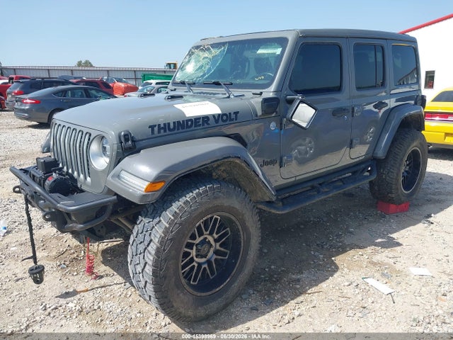 Продаж на аукціоні авто 2022 Jeep Wrangler 4xe Unlimited Sahara 4x4, vin: 1C4JJXP66NW276806, номер лоту: 45398969