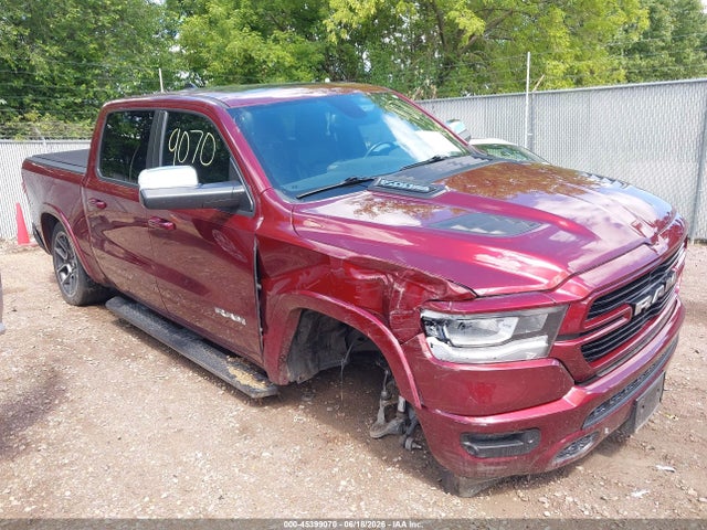 45399070 :رقم المزاد ، 1C6SRFJT7KN708267 vin ، 2019 Ram 1500 Laramie  4x4 5'7 Box مزاد بيع