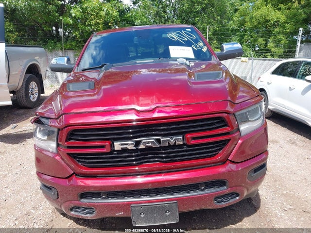 45399070 :رقم المزاد ، 1C6SRFJT7KN708267 vin ، 2019 Ram 1500 Laramie  4x4 5'7 Box مزاد بيع