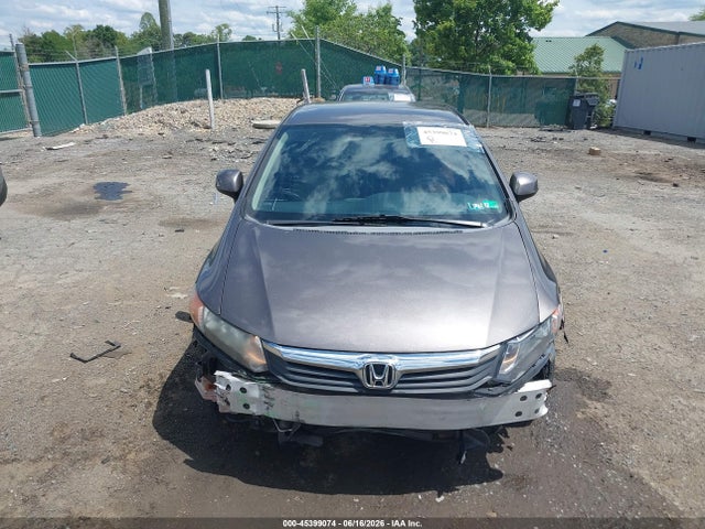 2012 Honda Civic Lx მანქანა იყიდება აუქციონზე, vin: 19XFB2F56CE311205, აუქციონის ნომერი: 45399074