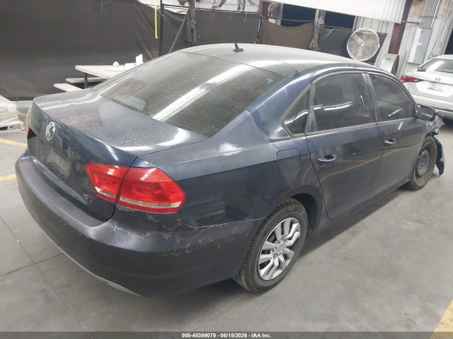2013 Volkswagen Passat 2.5l S მანქანა იყიდება აუქციონზე, vin: 1VWAP7A3XDC078045, აუქციონის ნომერი: 45399079