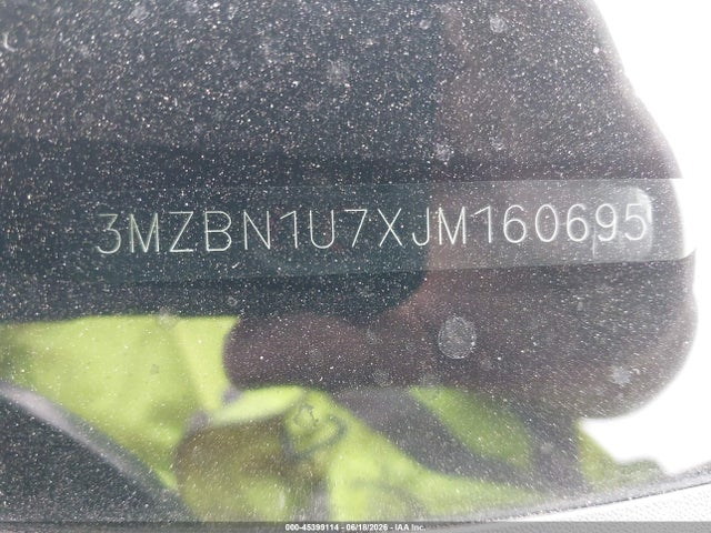 3MZBN1U7XJM160695 Mazda Mazda3 Sport