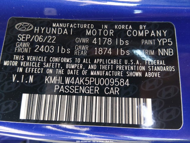 Hyundai ELANTRA N 2023 KMHLW4AK5PU009584 Image 9