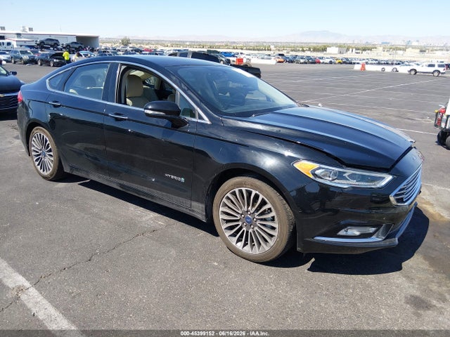 Auction sale of the 2018 Ford Fusion Hybrid Platinum/titanium, vin: 3FA6P0RU1JR246817, lot number: 45399152