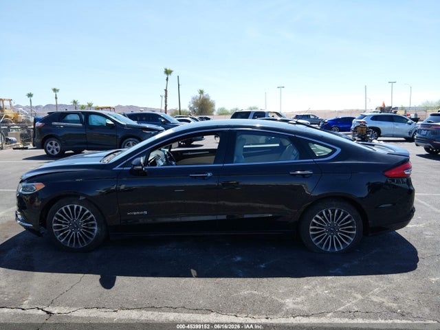 Продажа на аукционе авто 2018 Ford Fusion Hybrid Platinum/titanium, vin: 3FA6P0RU1JR246817, номер лота: 45399152