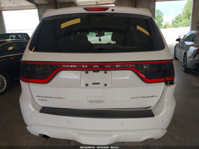 45399193 :رقم المزاد ، 1C4SDJET0GC506961 vin ، 2016 Dodge Durango Citadel مزاد بيع