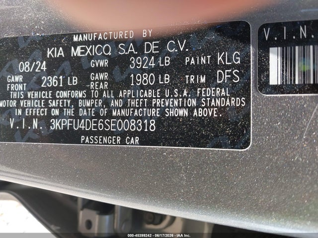KIA K4 Ex 2025 3KPFU4DE6SE008318 Image 9