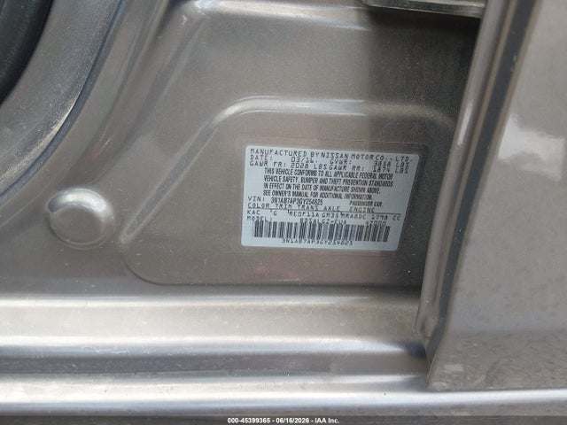Nissan SENTRA SL 2016 3N1AB7AP3GY254825 Image 9