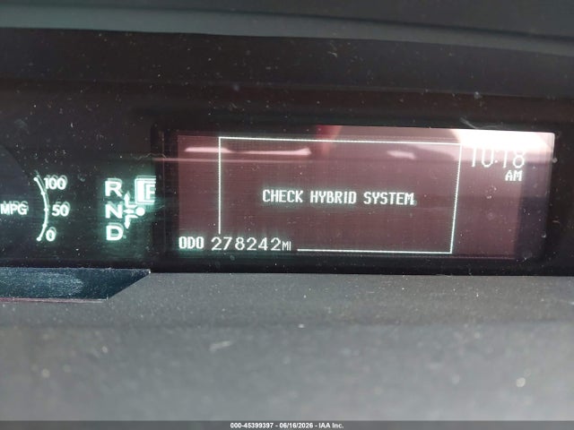 Aukcja sprzedaży 2010 Toyota Prius Ii, vin: JTDKN3DU7A1011369, numer aukcji: 45399397