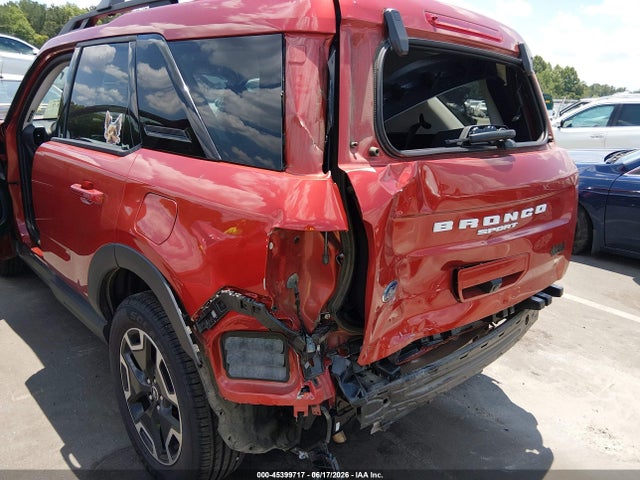 Продажа на аукционе авто 2023 Ford Bronco Sport Outer Banks, vin: 3FMCR9C6XPRD67811, номер лота: 45399717